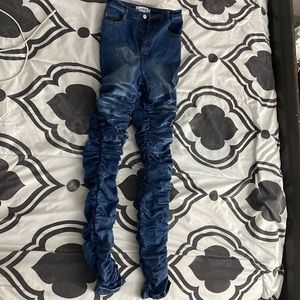 GSUWOO Stacked pants. Size M but fits like X small